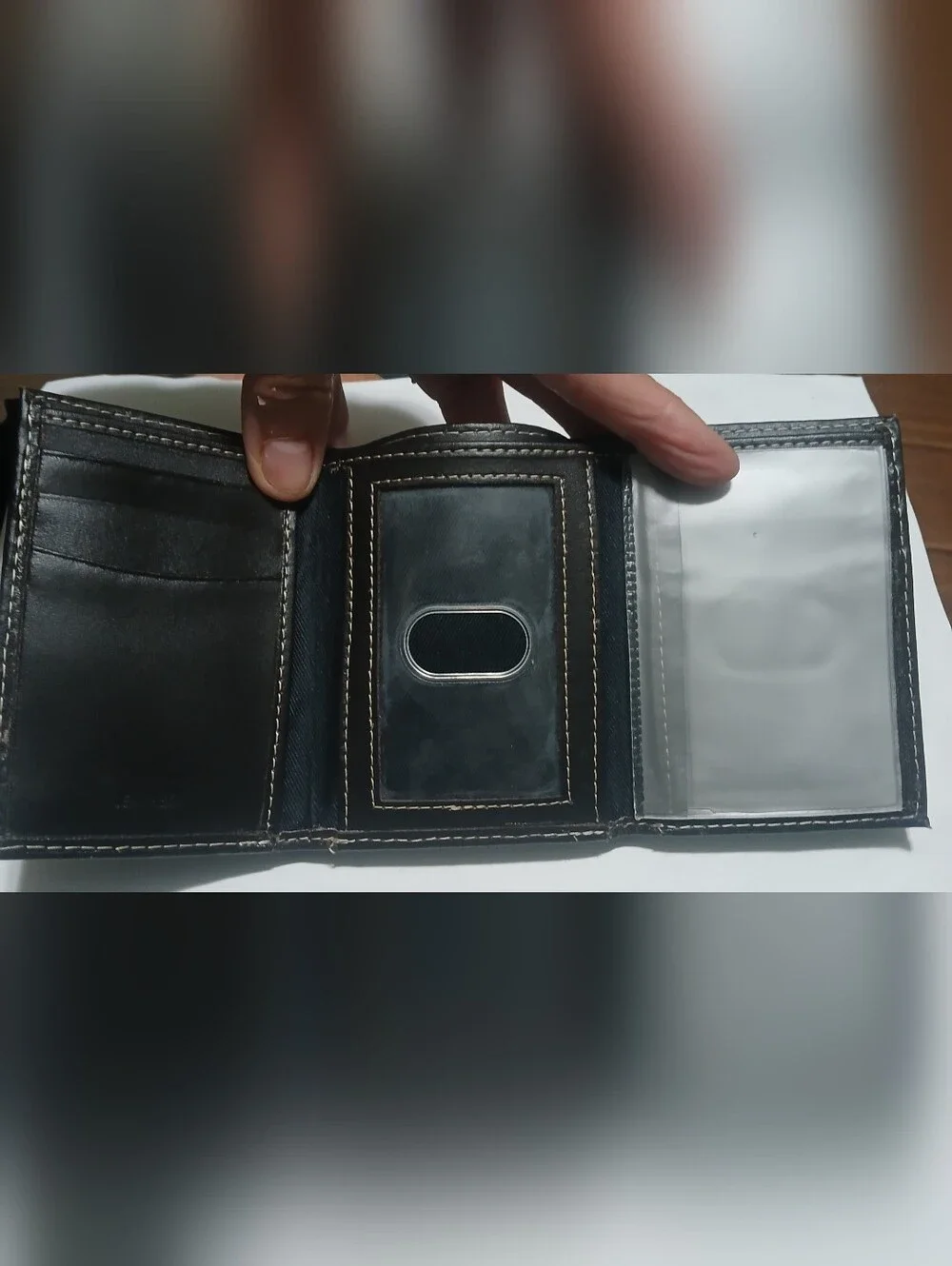 Tommy Hilfiger Brown Trifold Wallet